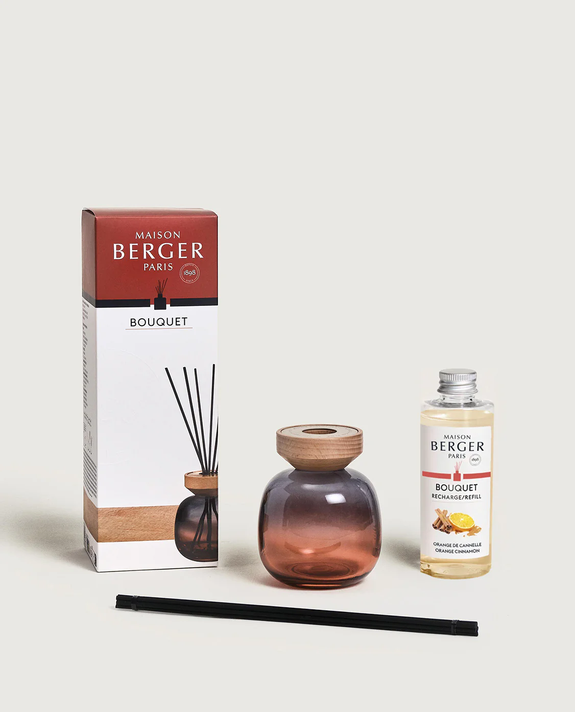 Wood Grey/Rouge Reed Diffuser with Orange Cinnamon - Image 5